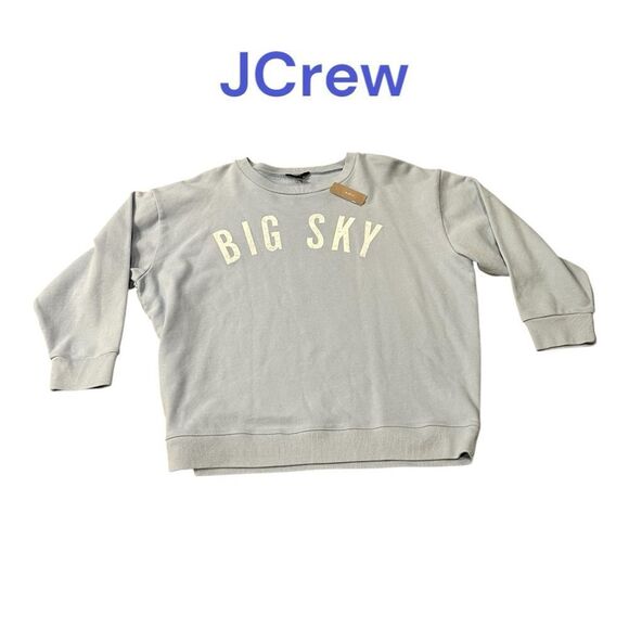 J.Crew Light Blue Big Sky' Sweatshirt - Picture 2 of 15